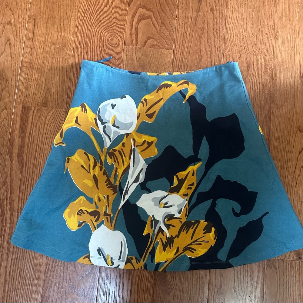 Floral Print Carven Skirt
